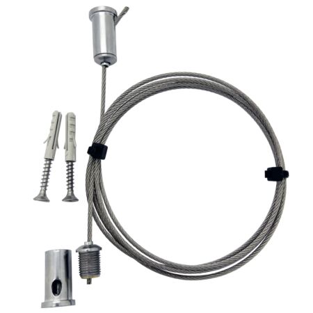 Mount End Wire Cable Suspension Hanging Kit
