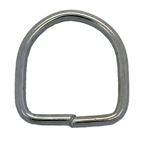 Nickel Plated Steel D Rings