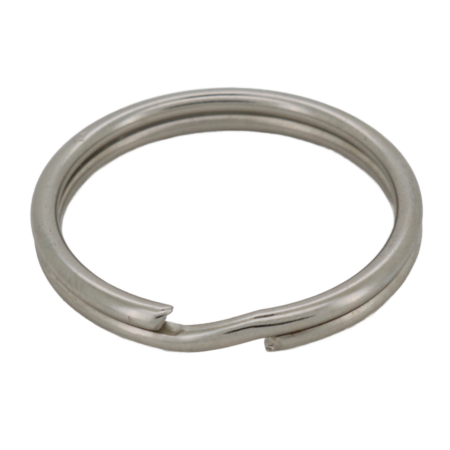 Nickel plated split key rings 20mm 25mm 30mm 
