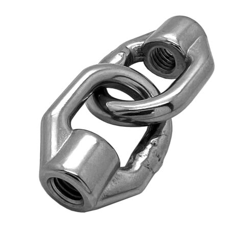8mm stainless double eye nut rigging nut