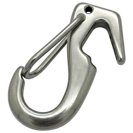 Open end sail tack hook stainless steel