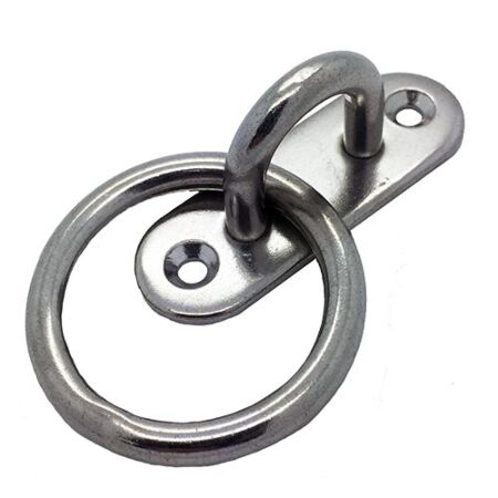 Stainless Steel Pad Eye Plate with Ring