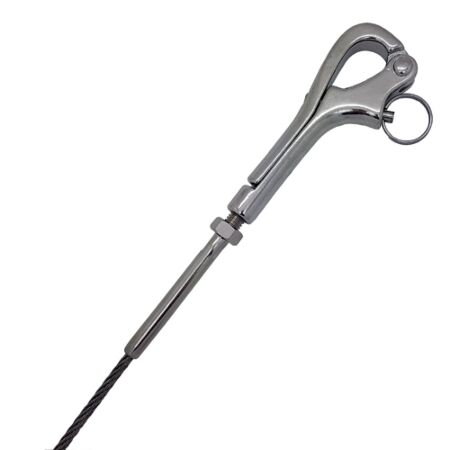 Stainless Steel Pelican Hook with M8 Internal Thread