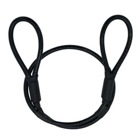 5mm Steel Wire Security Cable - Black -15 meter