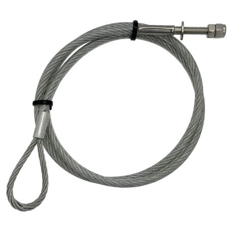 Security Wire with Eye and Swage Stud Ends