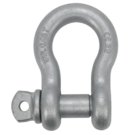 Galvanised Large Bow Shackles BS 3032 Lifting Shackle British Standard