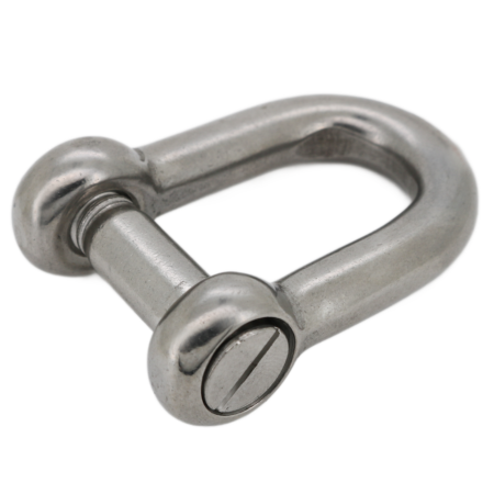 5mm 6mm 8mm 10mm 12mm stainless d shackle flush slotted pin 