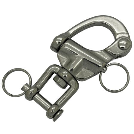 Stainless Steel Swivel Jaw Snap Shackles 70mm 87mm 128mm rigging shackle