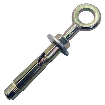 8mm Zinc Plated Forged Eye Bolt Sleeve Anchor