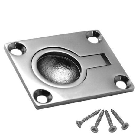 Stainless small flush lifting pull - Hatch - door