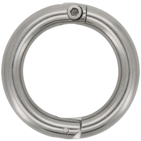 6mm 8mm stainless steel round ring lockable locking round ring 