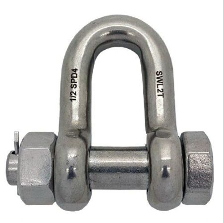 D shackle safety pin 