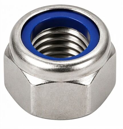 Stainless Steel Nyloc Locking Hex Nuts 'Type P' 5mm - 20mm