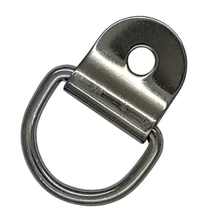 3mm Stainless Steel Dee Ring and Cleat - Tie Down