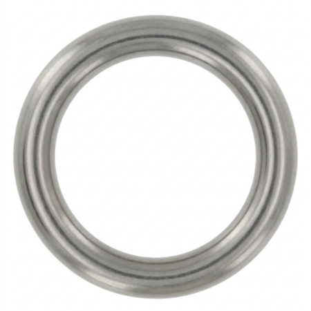 8mm x 40mm Stainless Steel Round Ring
