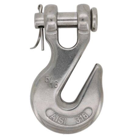 Stainless steel clevis grab hook 6mm 