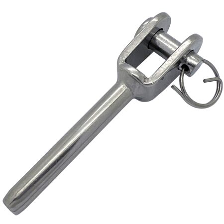 Swage jaw terminal for 3mm diameter steel wire rope