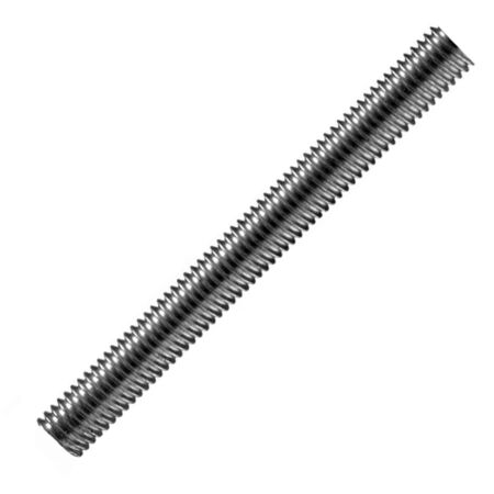 M6 (6mm) A4 Grade Stainless Steel Threaded Rod Stud - 1 Meter