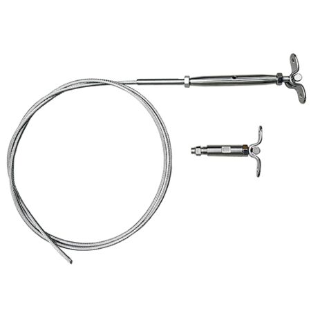 DIY STAINLESS STEEL WIRE ROPE BALUSTRADE TOGGLE RUN