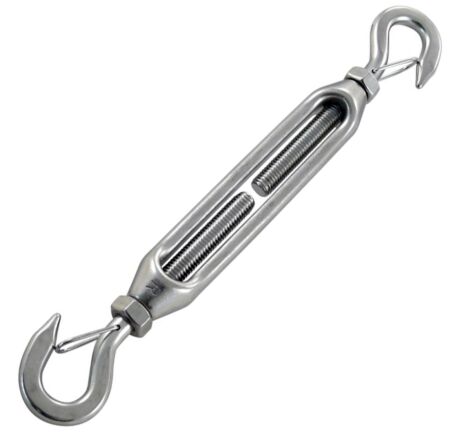 Stainless Steel Hook/Hook Turnbuckle with Safety Catch