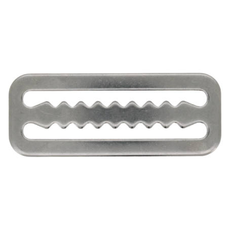 50mm toothed webbing buckle 3 bar slide