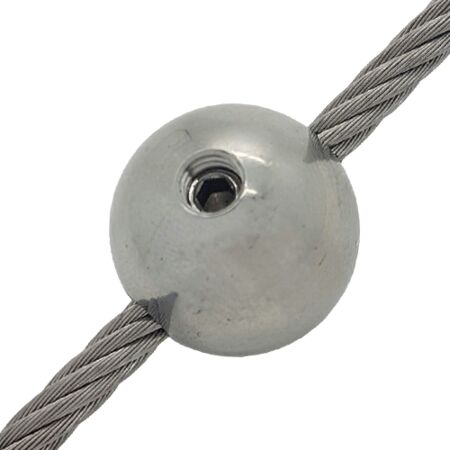 Stainless Steel Wire Rope Threaded Ball Terminal End Stop