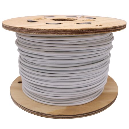 White pvc galvanised steel wire rope on reels or pr meter