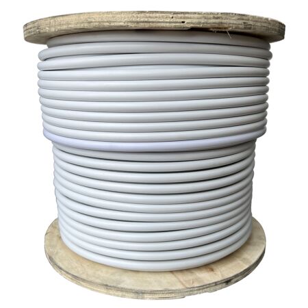4mm White Coated 7x7 Stainless Steel Wire Rope 100m Reel