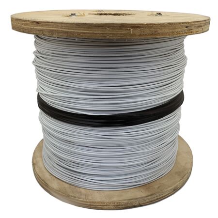 White Coated PVC Galvanised Steel Wire Rope 6x19fc