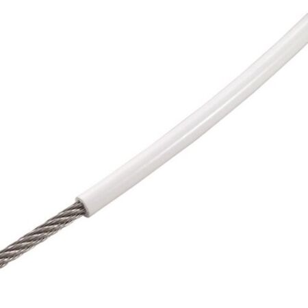 White PVC Boat Lifeline