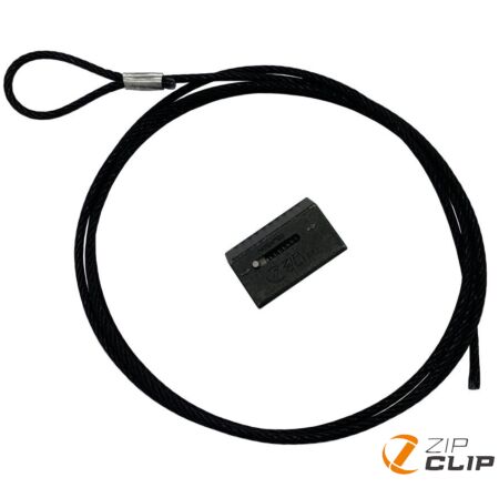 Black Wire Rope Suspension Hanging System with Loop End