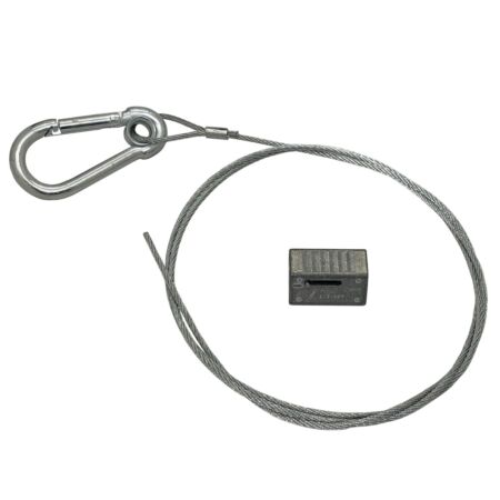 2mm x 5m Wire Rope Loop Hanging Kit with Snap Hook