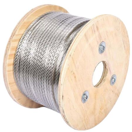1mm 7x7 stainless steel wire rope x 50 meter reel 
