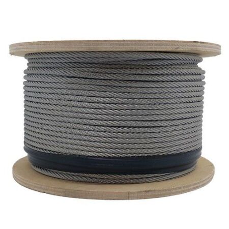 6mm 7x7 Stainless Steel Wire Rope 100 Meter Reel