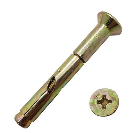 M10 75mm Zinc Plated Countersunk Sleeve Anchor 