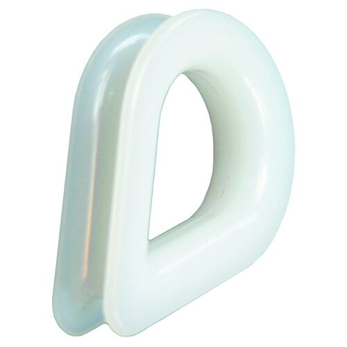 Almencla White Nylon Plastic Rope Thimble Eye Replacements 10MM 