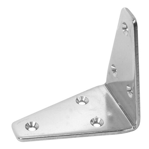 AD6 61mm x 61mm x 3mm A2 STAINLESS CORNER ANGLE BRACE BRACKETS DECKING 