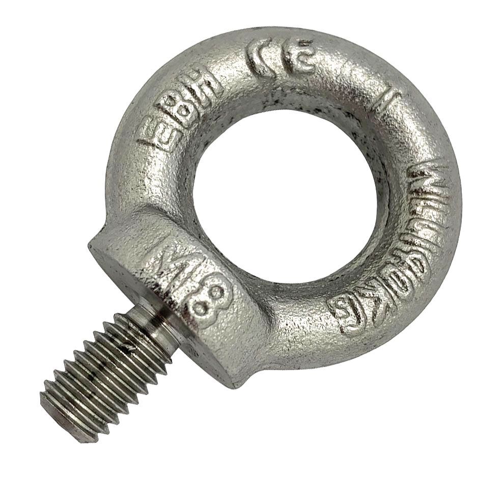 Stainless Steel AISI316 1/2" Lifting Eye Bolt DIN580 UNC Thread 12PCS 