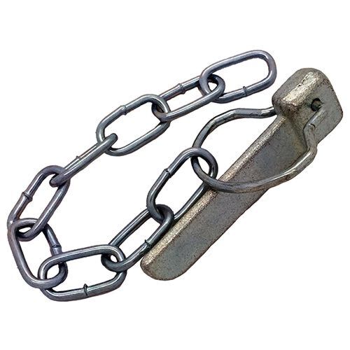 FREE UK Post Trailers and Horse Box 4 x Flat Sword Cotter Pin & Chain 