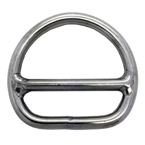 Wuuycoky Zinc Alloy Black Double Bar D Ring Buckles D-Ring for Webbing Strapping Size Optional 