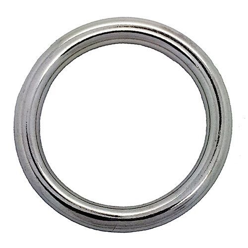 3mm x 30mm 10 Pieces Stainless Steel 316 Round Ring Welded 1/8" x 1 3/16"